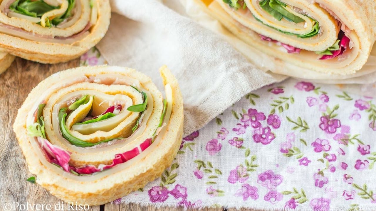 ROTOLO di FRITTATA ripieno senza glutine | Polvere di Riso