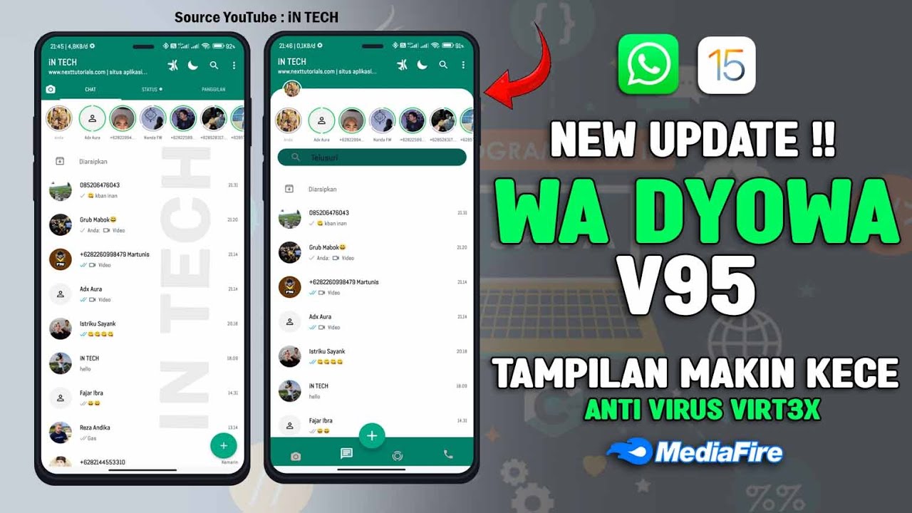 ✅WHATSAPP DYOWA V97 TERBARU 2023 || WA DYOWA TAMPILAN MAKIN KECE