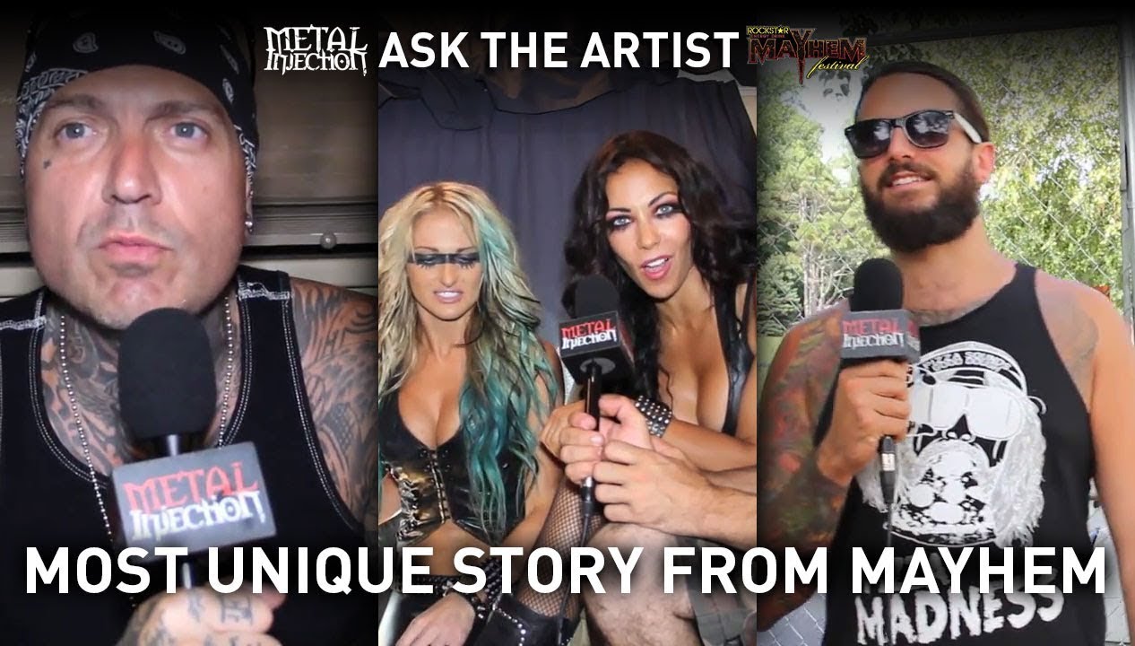 MAYHEM FEST Most Unique Experience - ASK THE ARTIST on Metal Injection