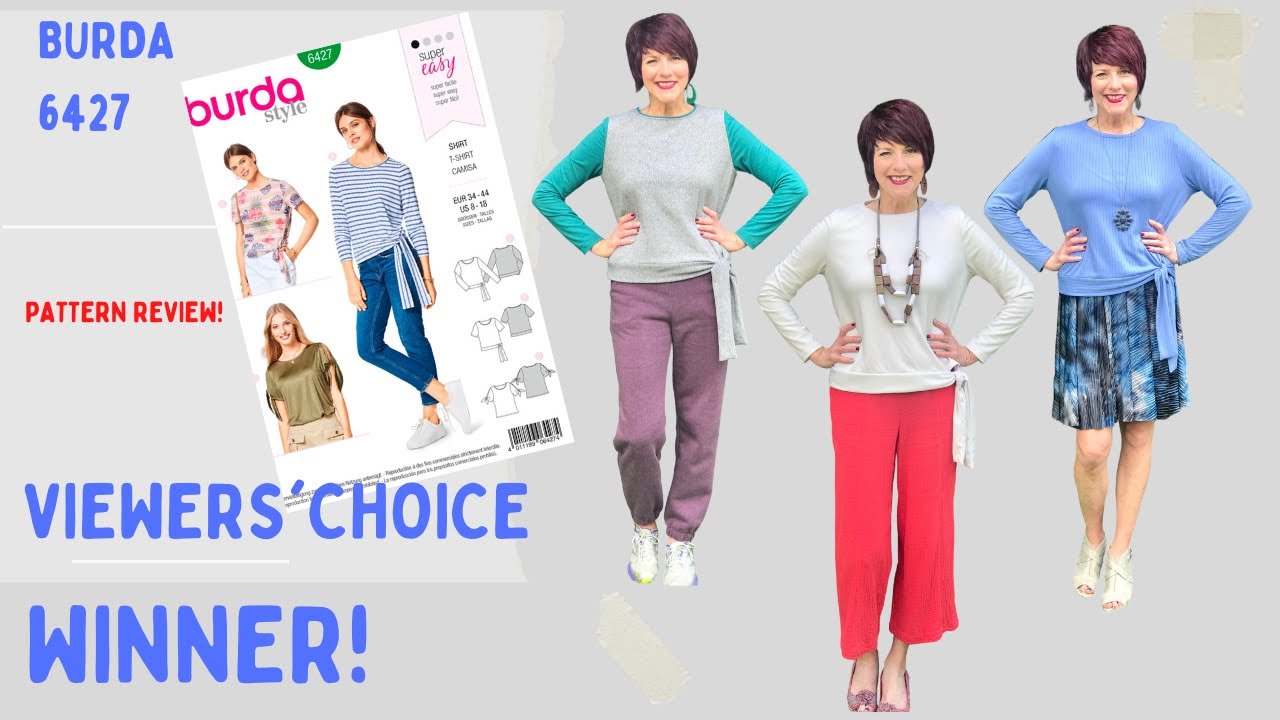 Burda 6427 Viewers' Choice Winner and Pattern Review!
