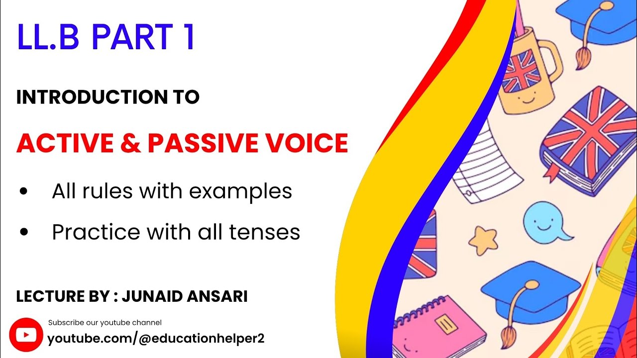Active and passive voice rules in English grammar | LLB Part 1 English
