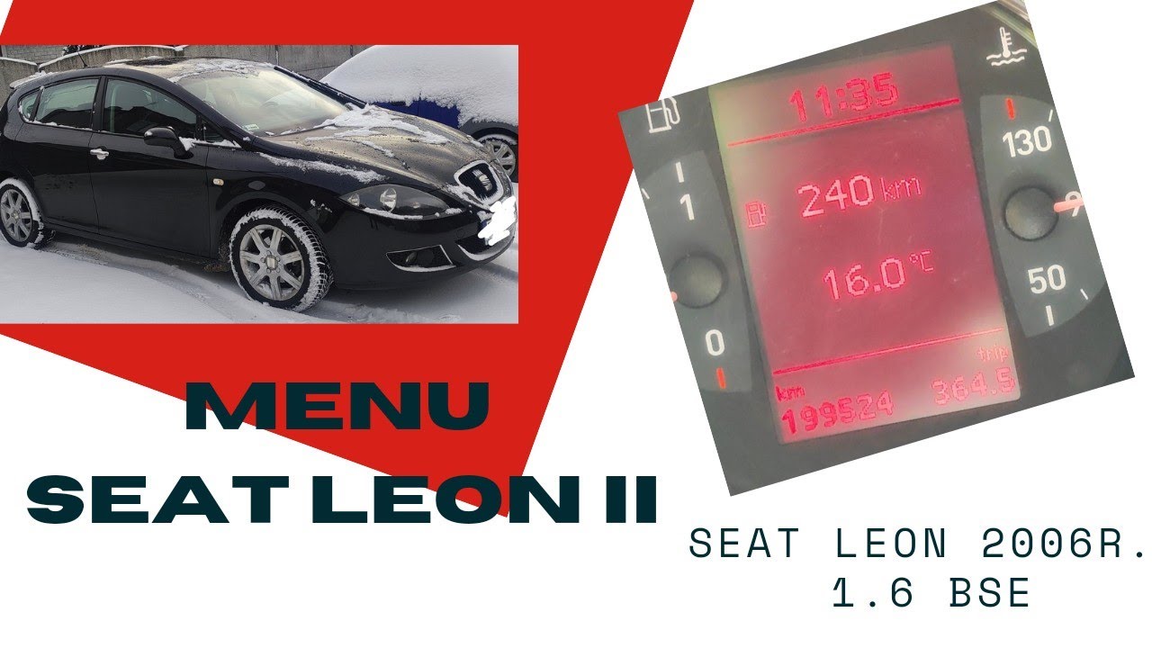 Menu Seat Leon 2, duży FIS #nieprofesjonalny1