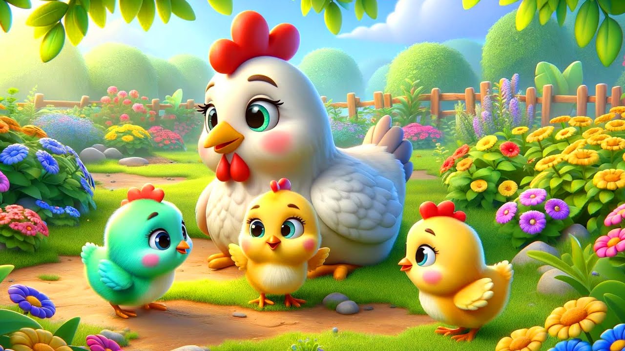 Đ&agrave;n G&agrave; Con Trong S&acirc;n - G&agrave; Mẹ V&agrave; G&agrave; Con - Ca Nhạc Hoạt H&igrave;nh Con G&agrave; Vui Nhộn S&ocirc;i Động Cho B&eacute; Ăn Ngon