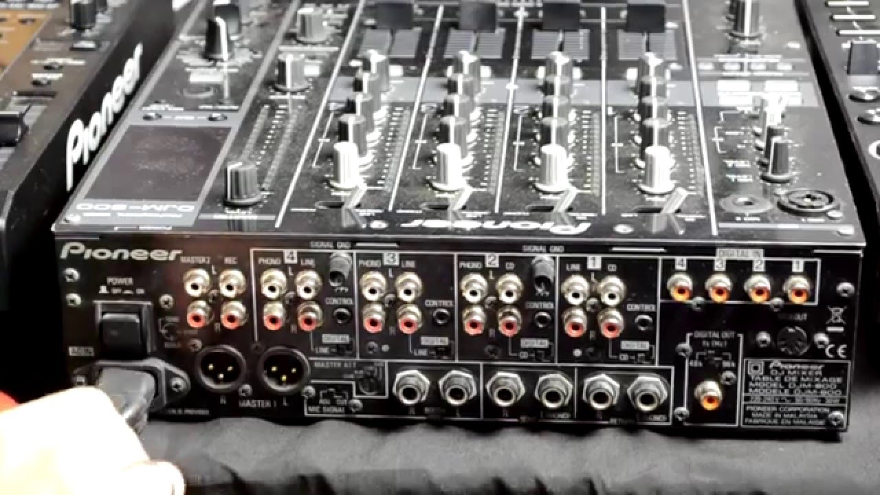 Что куда тыкать Pioneer DJM 800 и CDJ 2000 (№028)
