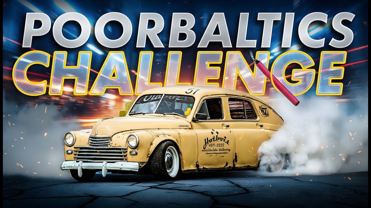 DĪVAINĀKAIS DRIFTA AUTO LATVIJĀ? (POORBALTICS BURNOUT CHALLENGE 5)