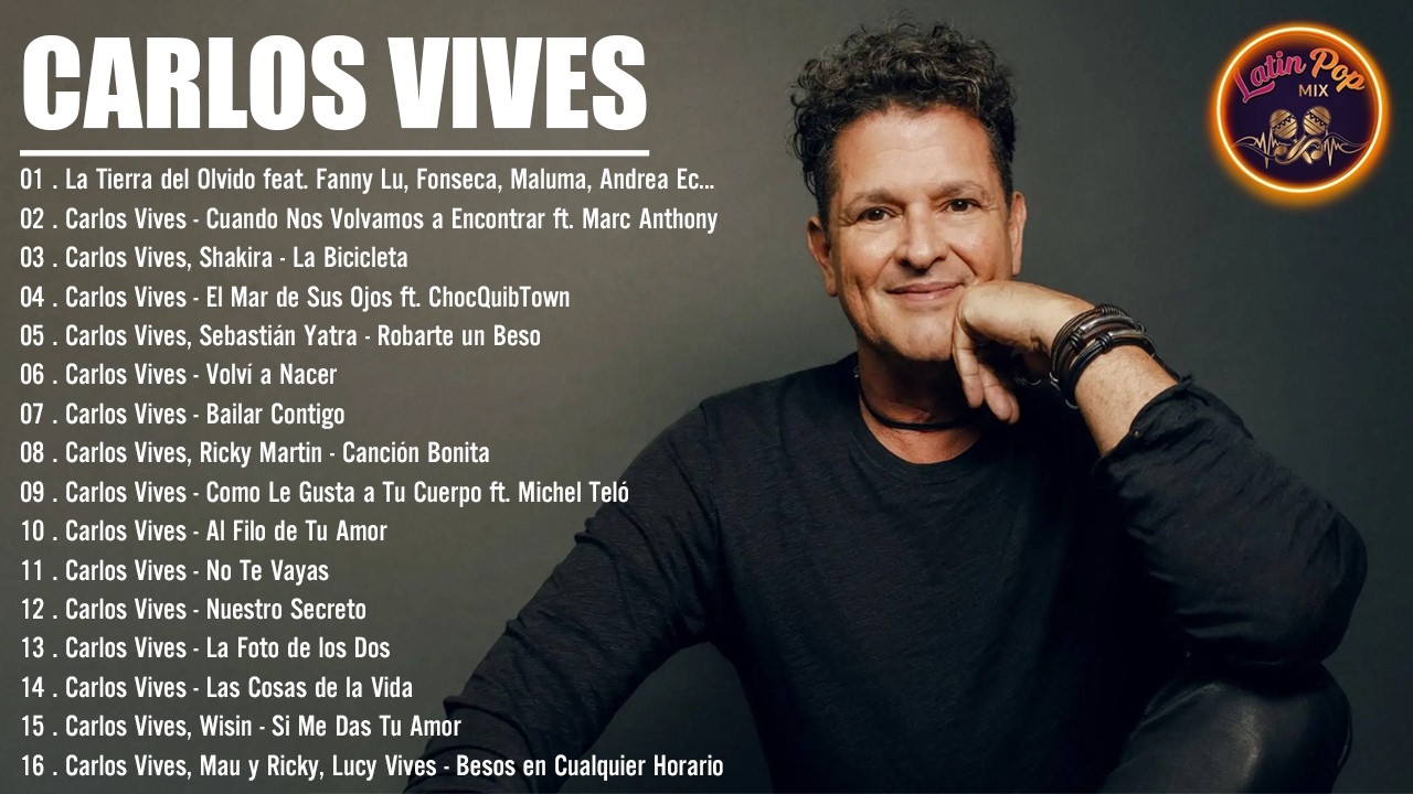 Carlos Vives Latin Songs Playlist  - Lo mejor de Carlos Vives - Carlos Vives Mix 2026