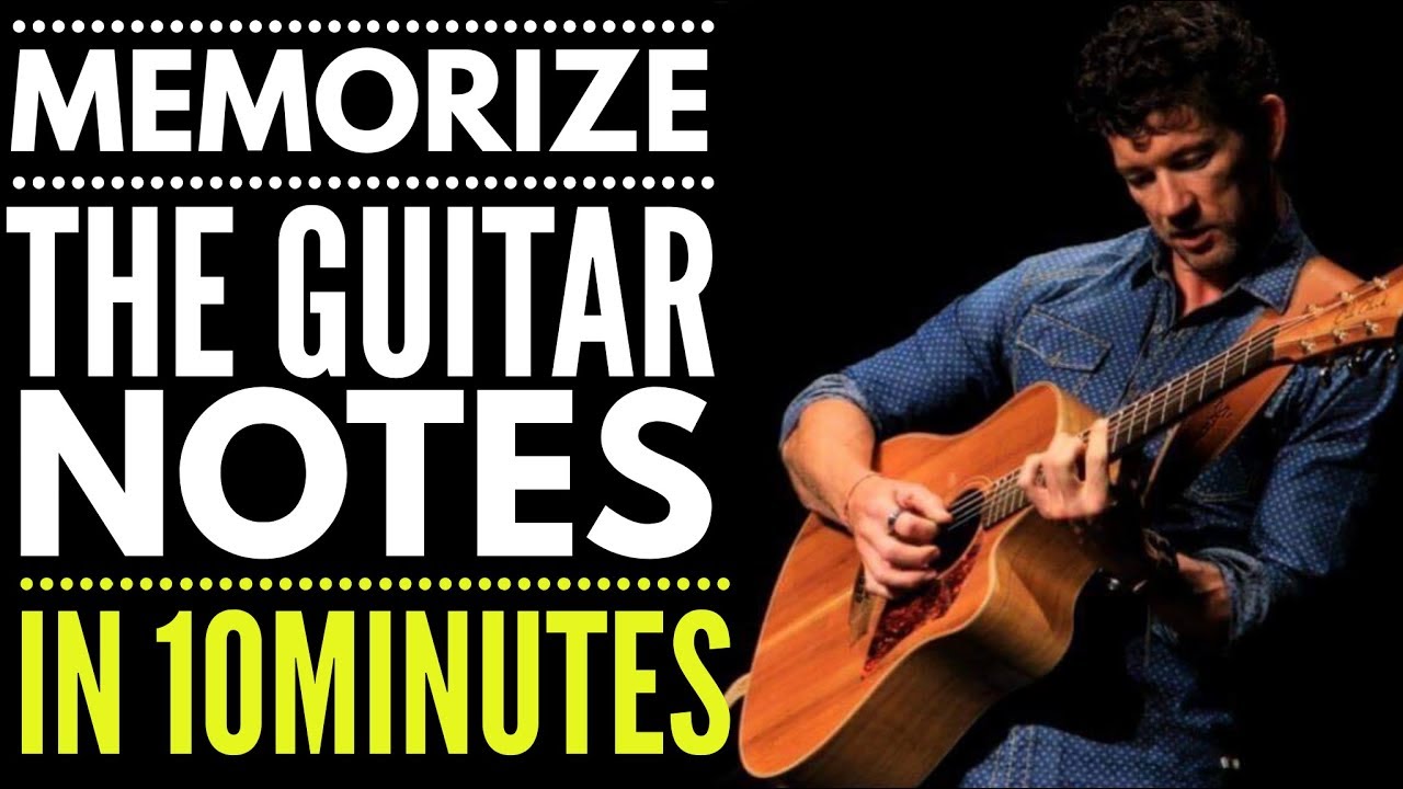 Memorize The NOTES on the GUITAR Neck - The Easy Way