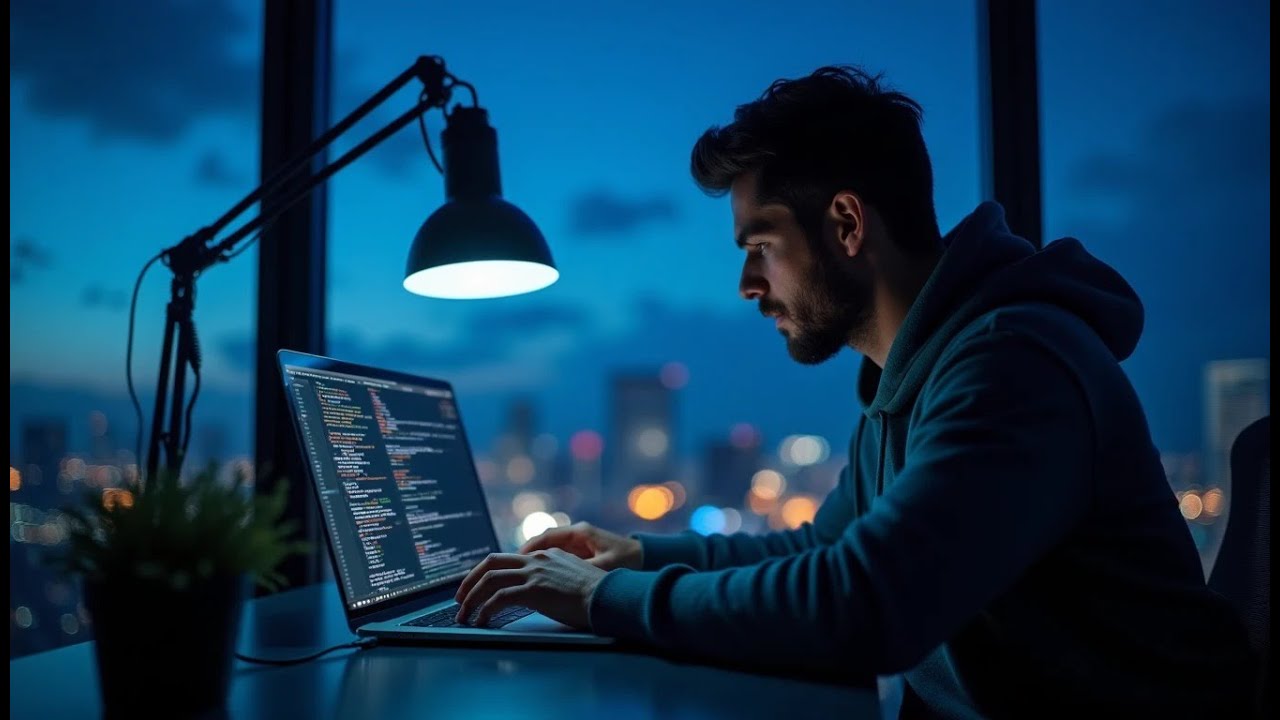 Blue Hour Coding in Seoul, South Korea | Deep Focus for Developers (180 Hours)