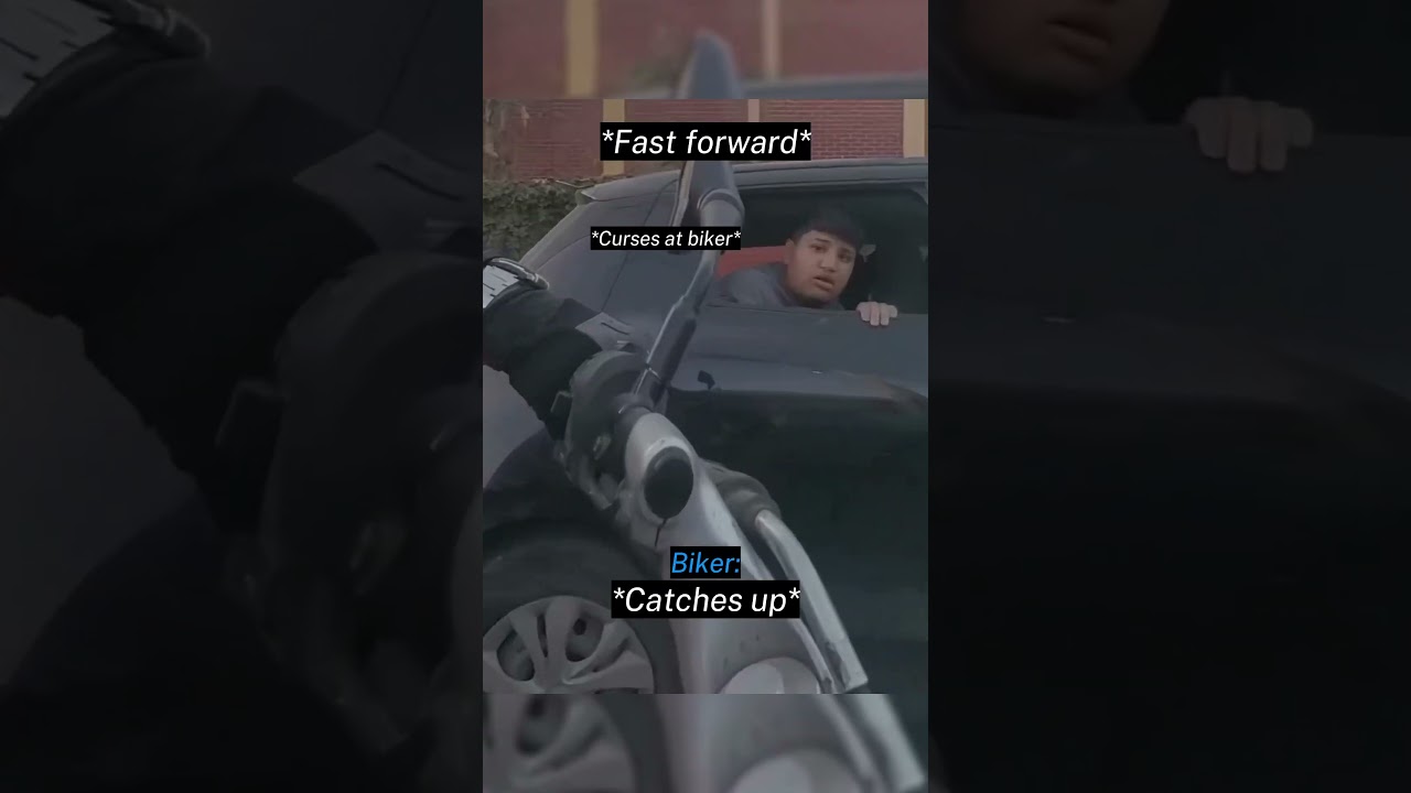 Car Flees after hitting mother and baby... BIKER steps up! 😱🏍️💨