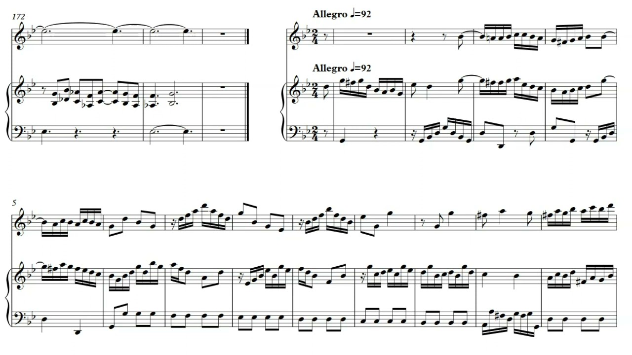 Bach Flute(Violin) Sonata in G minor BWV 1020 Accompaniment