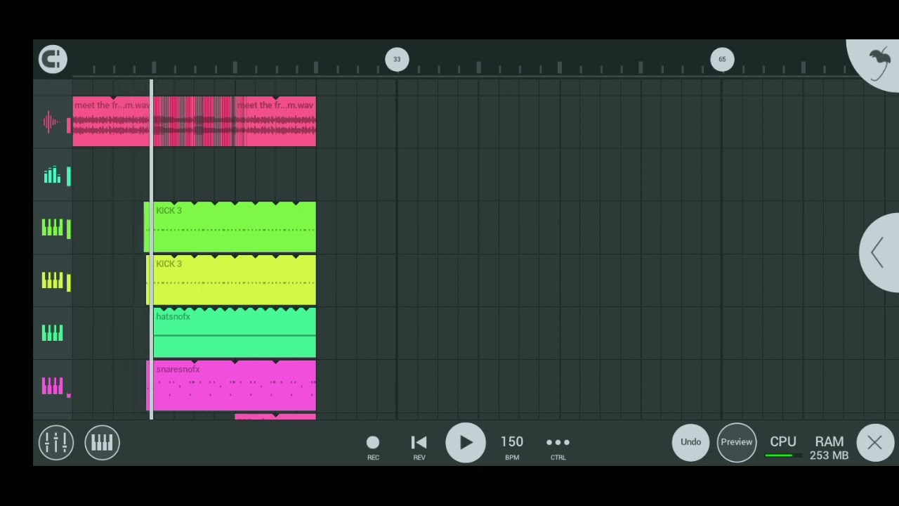 LOVELY BASTARDS remake on fl studio mobile