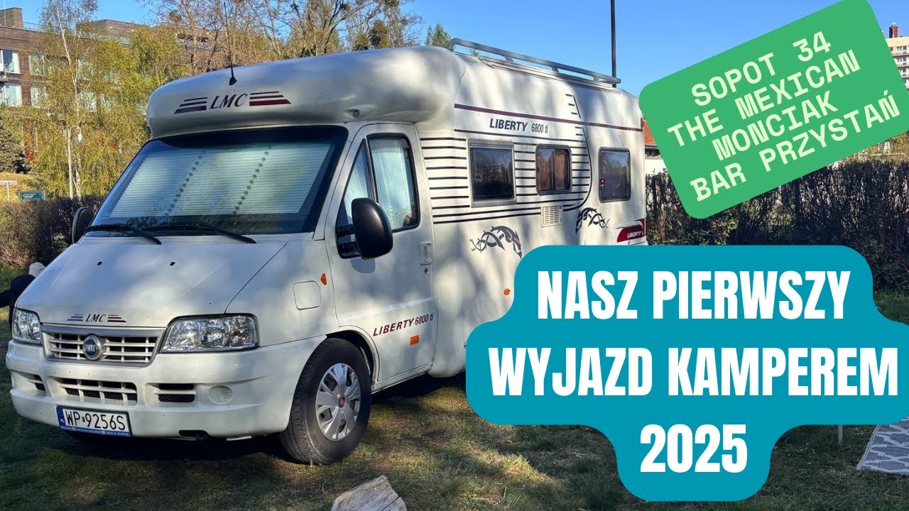 Nasz pierwszy wyjazd kamperem w 2025 Sopot34 The Mexican  Monciak Bar Przystań