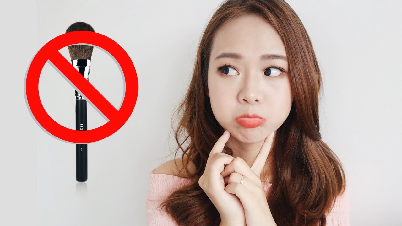 Full Face Makeup Using Only Fingers Challenge | No Brush Makeup | Eng Sub