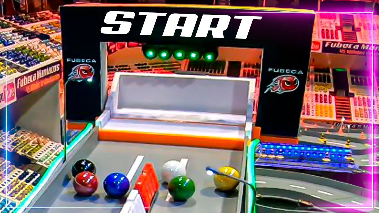 An obstacle course - Marble race Downhill E5 by Fubeca