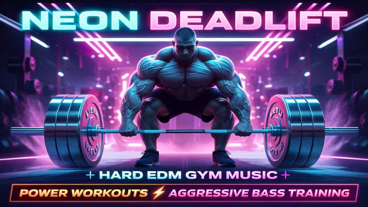 Aggressive Gym Music Mix 🔥 EDM Workout Motivation 🔥 1 Hour Powerlifting Music