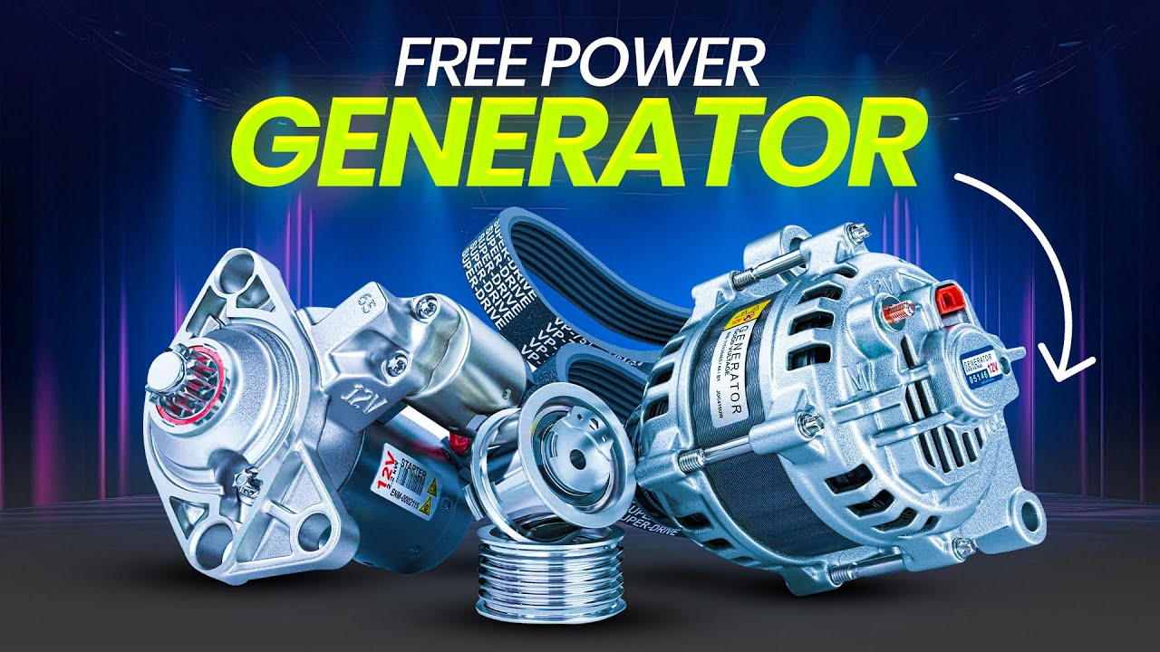 This DIY Generator Produces Infinite Power &ndash; No Fuel, No Battery!