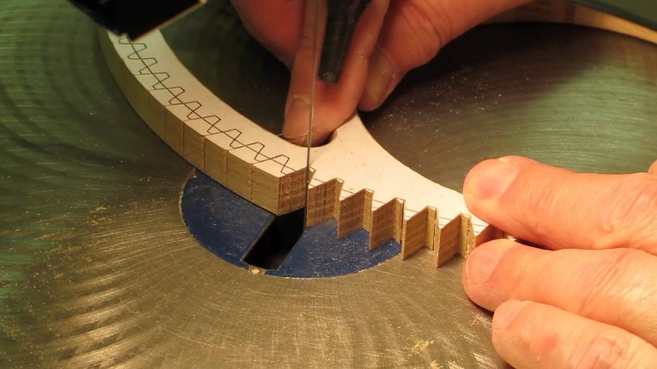 Cutting Wood Gear & Clock Wheel Teeth