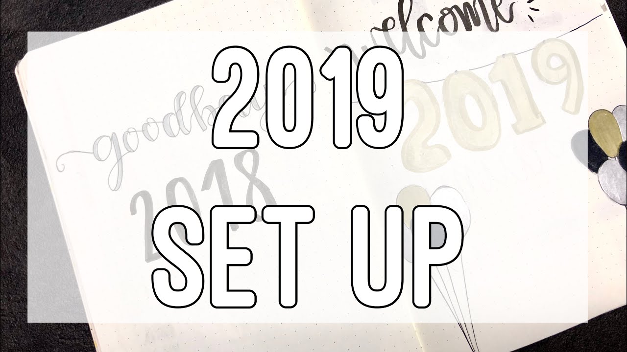 BULLET JOURNAL: 2019 SET UP |SL