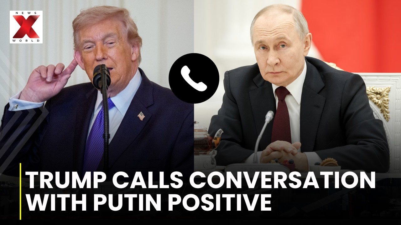 Дональд Трамп провел «очень хороший разговор» с Владимиром Путиным по Украине и Ирану | NewsX World