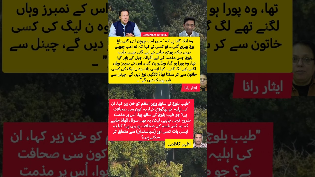 Journalists Debate Tayyab Baloch Controversy | Ethics of Pakistani Media