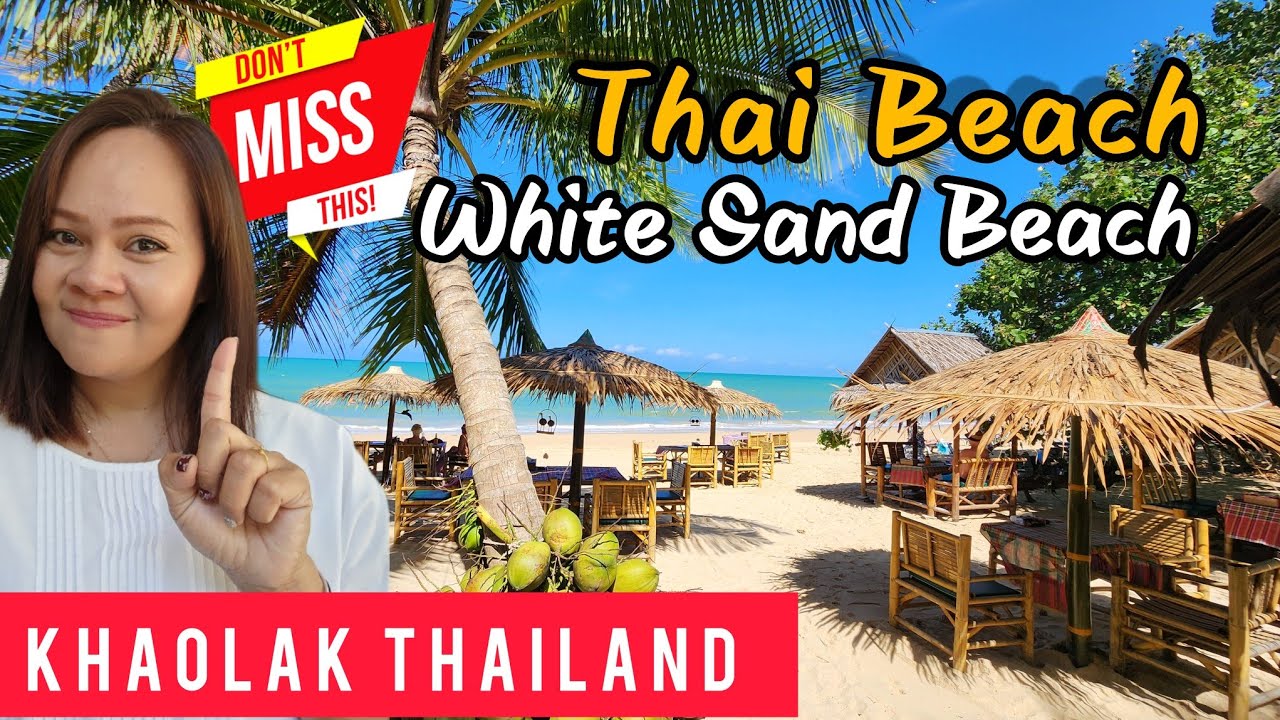 The Most Beautiful beach  in Khao Lak | Thai Beach  ~ White Sand Beach  Khao Lak Thailand.