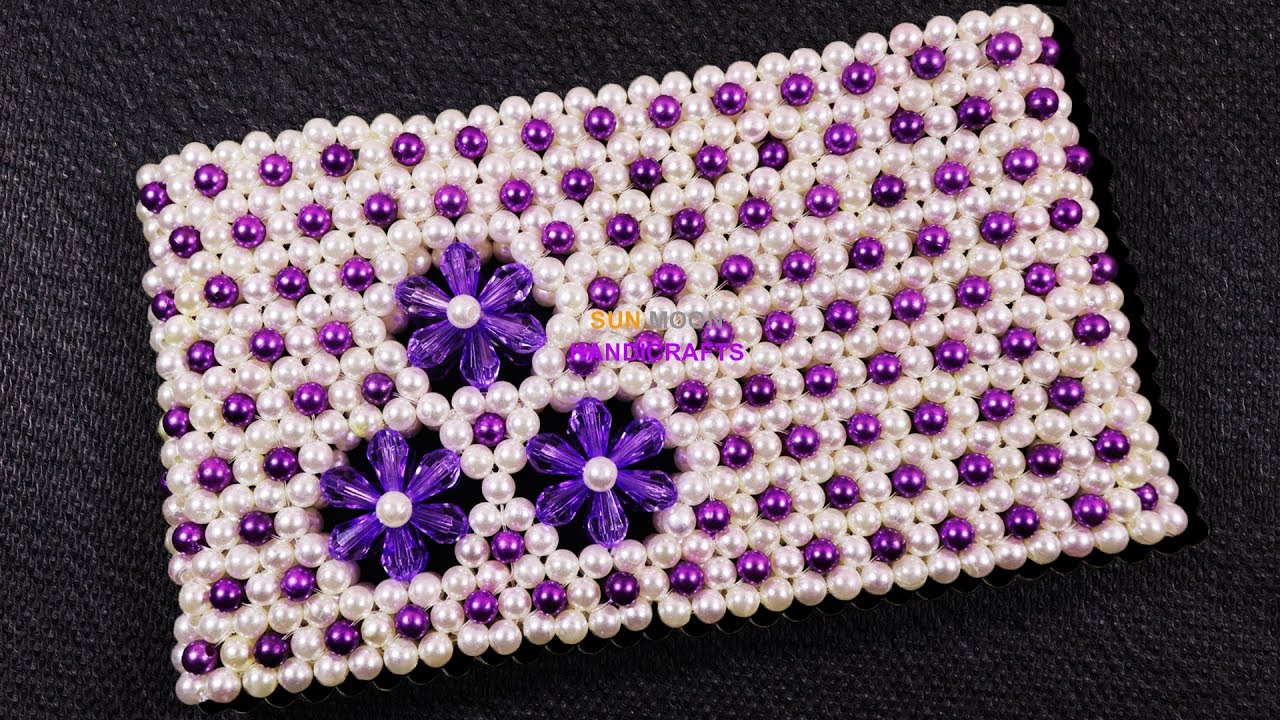 পুতির ব্যাগ(নতুনদের জন্য)/How to make beaded purse bag(for beginners)/beaded bag/putir bag