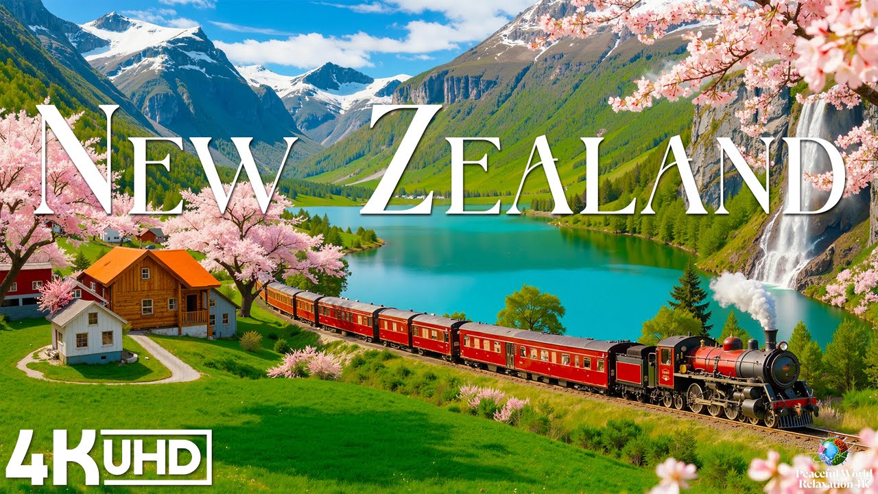 New Zealand 4K 🇳🇿 | Breathtaking Landscapes, Alpine Mountains & Cinematic Nature