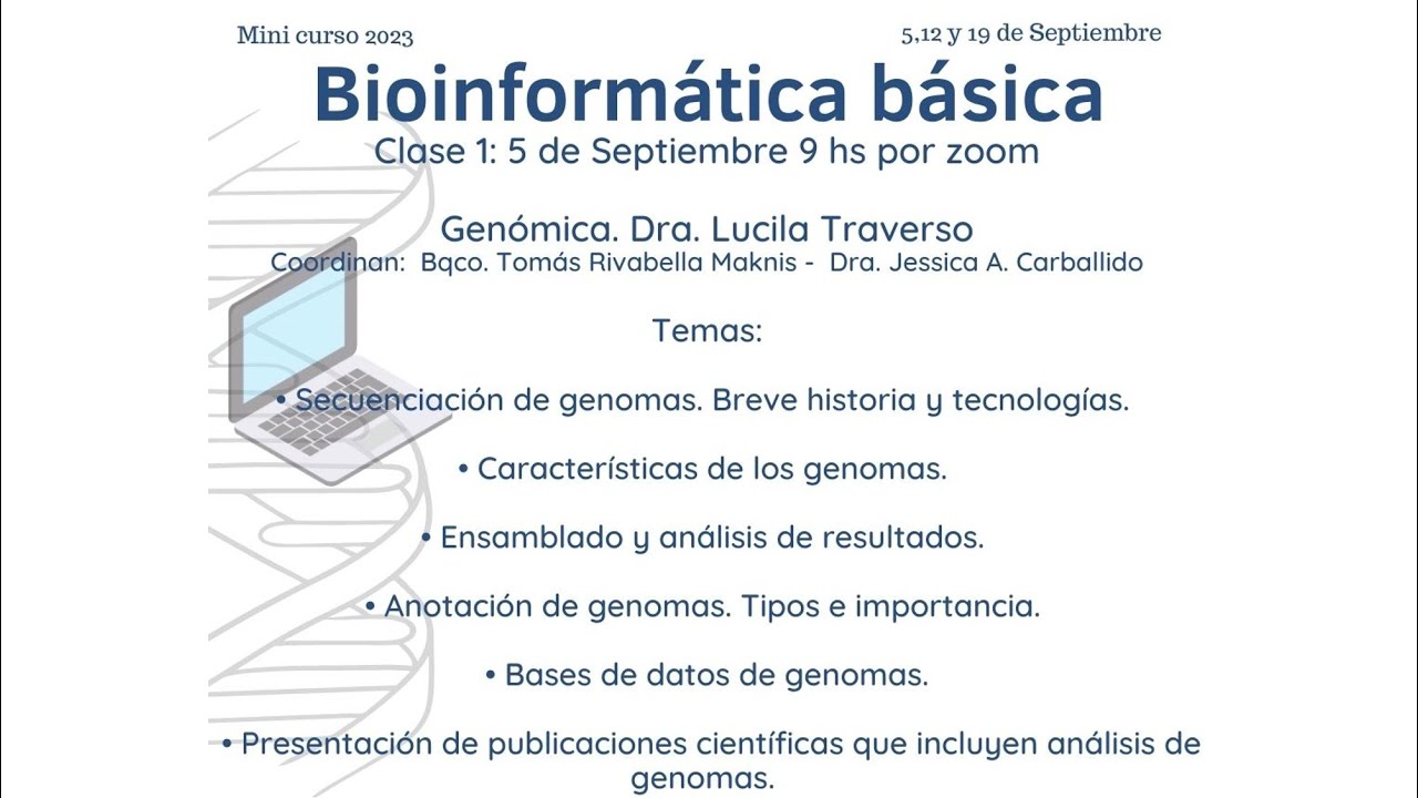 Clase 1 - Bioinformática básica: Genómica.