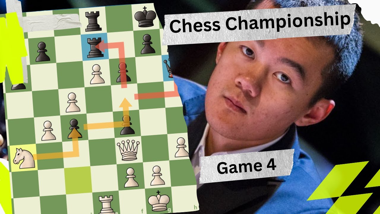FIDE Chess Championship Rd 4 | The Ding Attack is Back!!!