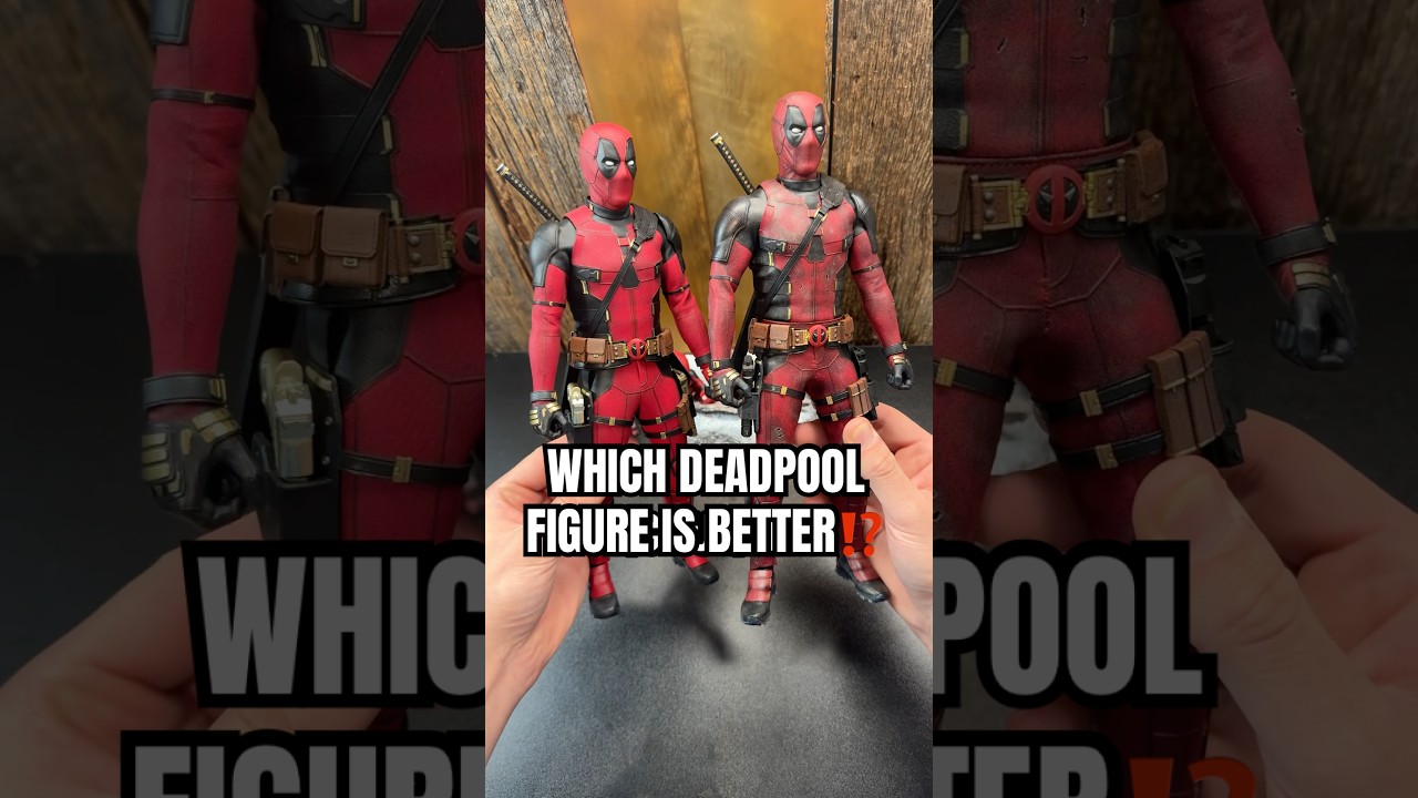 WHICH DEADPOOL FIGURE IS BETTER? #actionfigures #hottoys #deadpool #deadpoolandwolverinemovie #toys