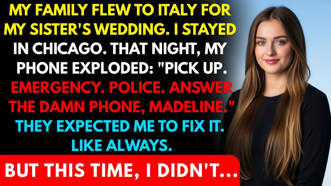 My Parents Expected Me To Save Them After My Sister’s Italian Wedding — Until I Made One Call…