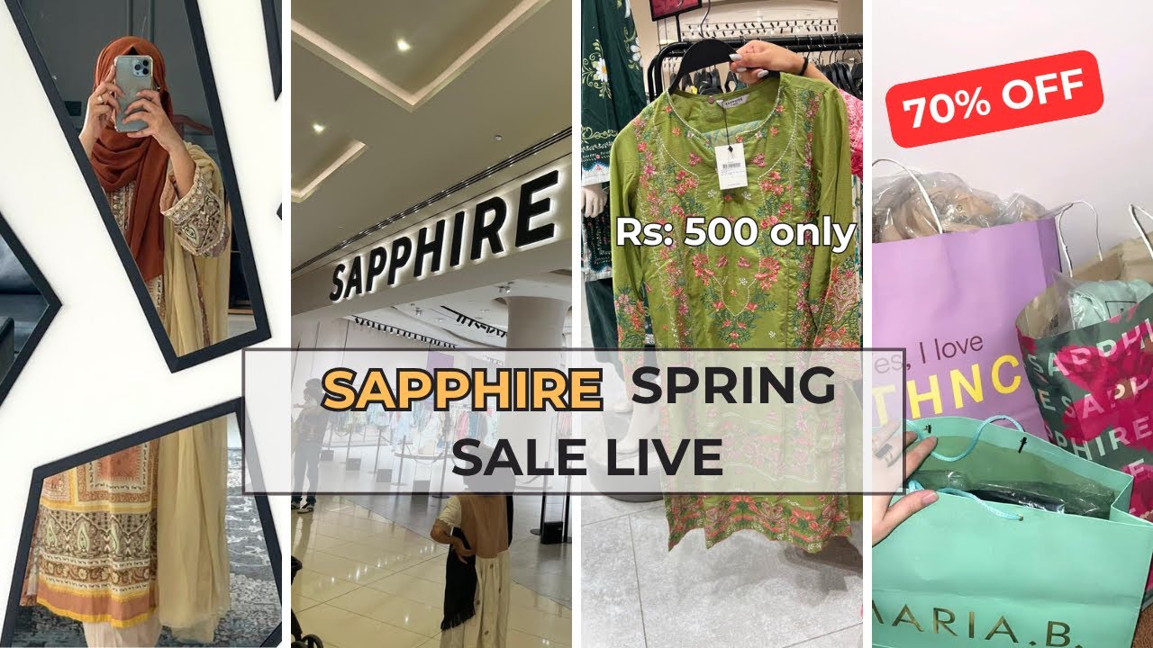 Sapphire Sale | Flat 50% off | Shopping vlog