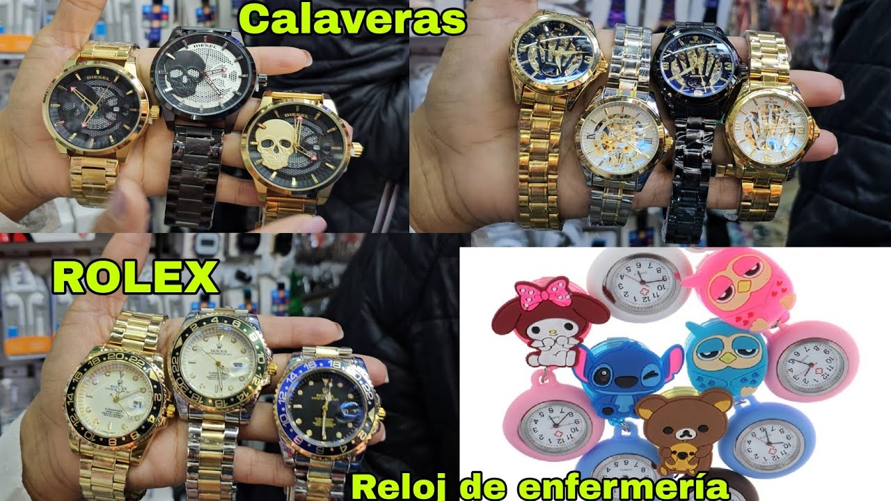 LOS RELOJES MÁS ECONÓMICOS, RÉPLICAS, MK, PANDORA, ROLEX, ENFERMERA Y MUCHO MÁS! LA CASA DEL RELOJ