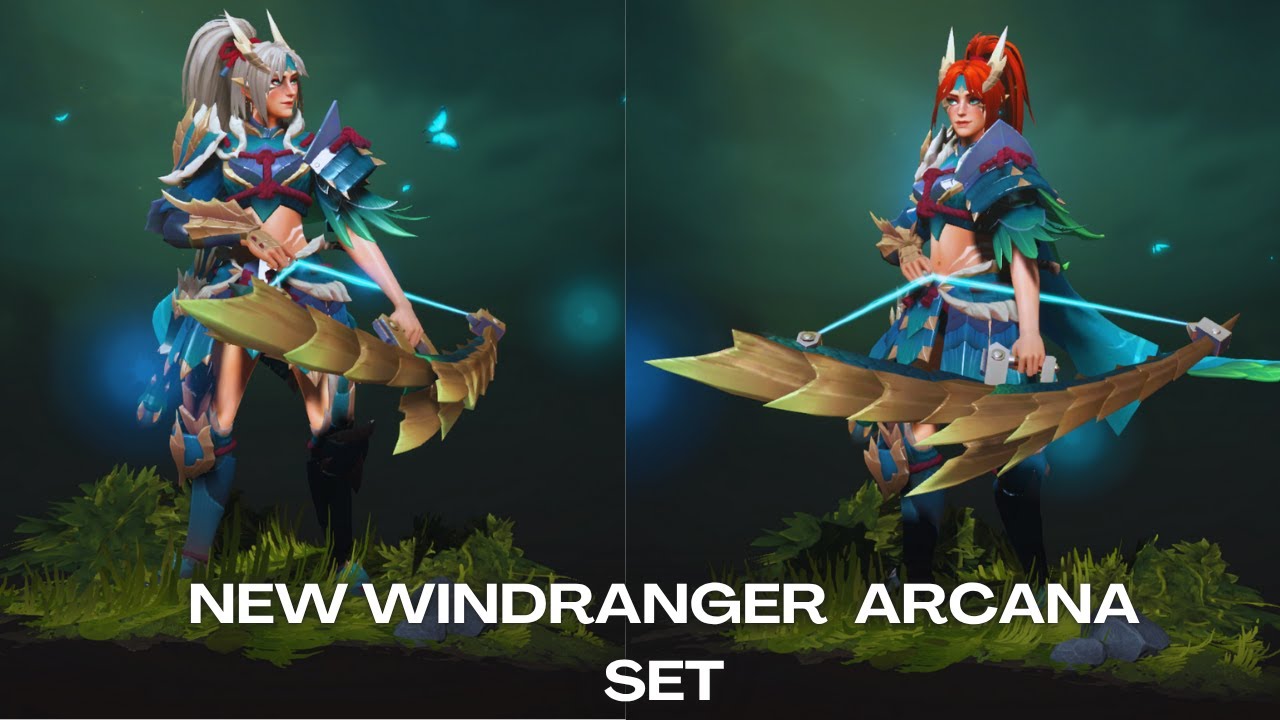 Windranger Monster Hunter Set + Arcana | INSANE New WR Cosmetic Showcase | Dota 2