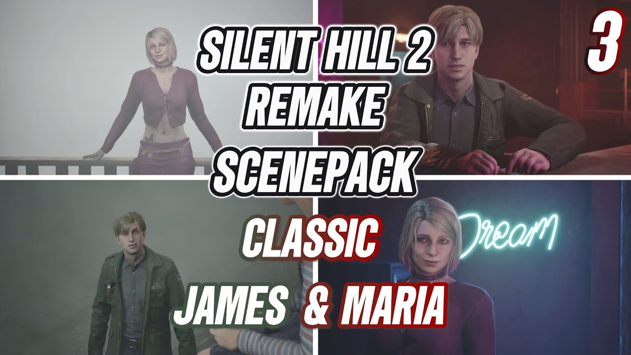 Silent Hill 2 Remake - Classic James & Maria - Scene Pack - (3)