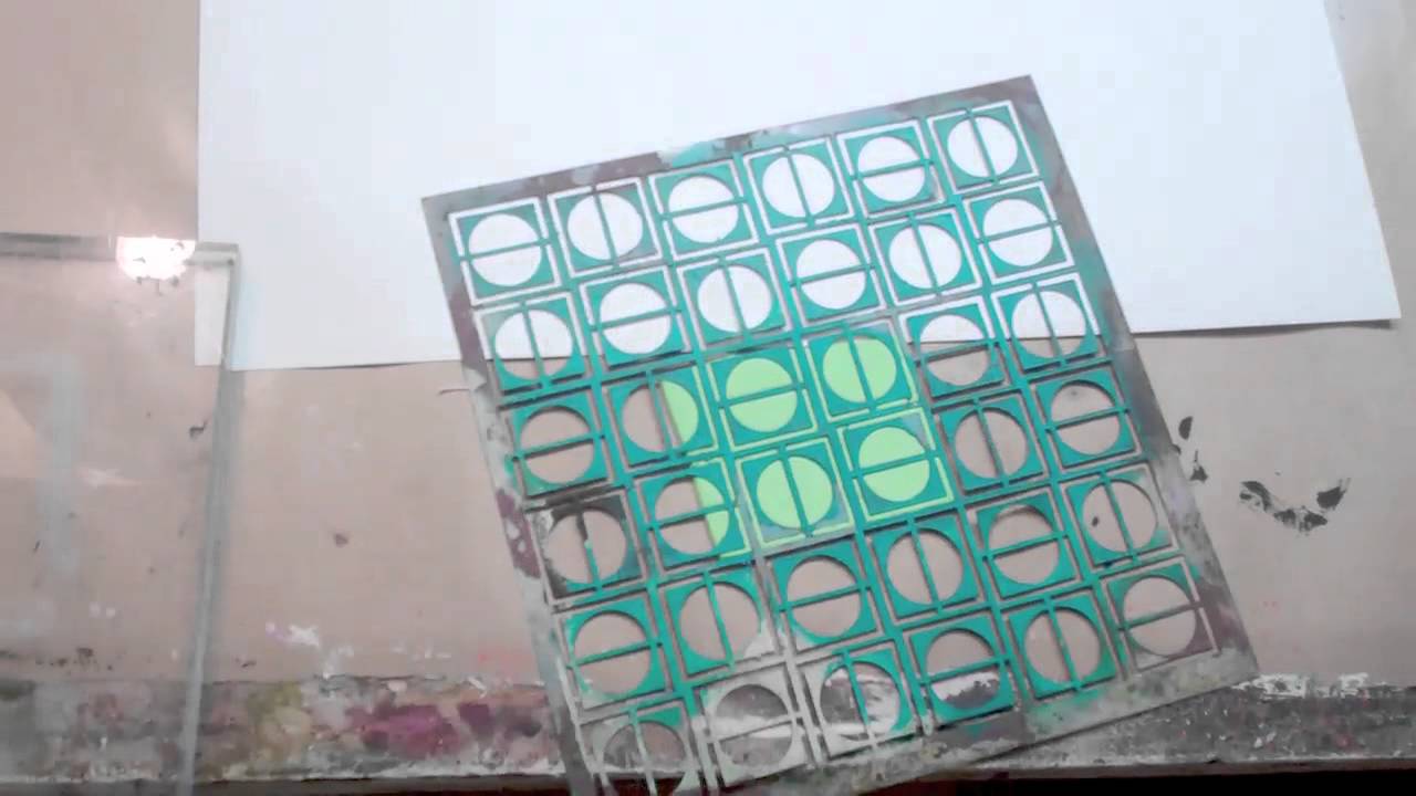 Make a Stamp From a Stencil