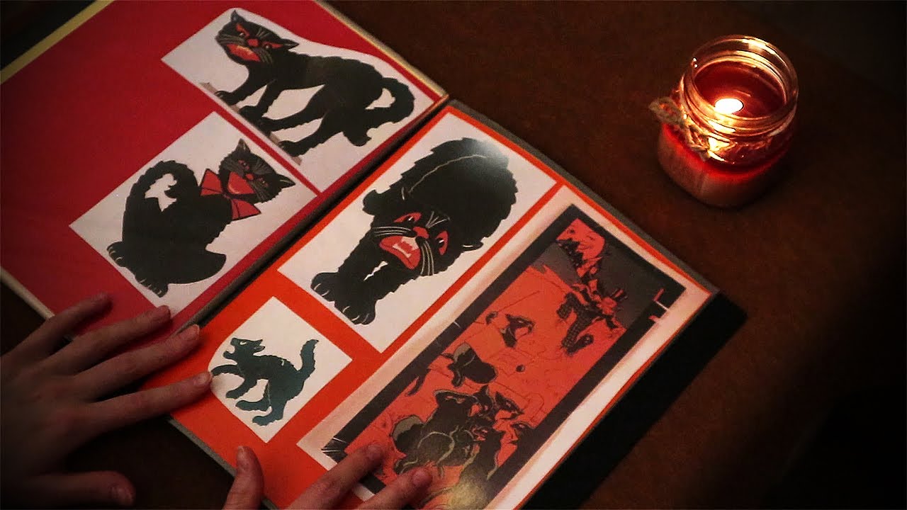 🎃 Historical Vintage Halloween Decorations 🐈‍⬛ ASMR