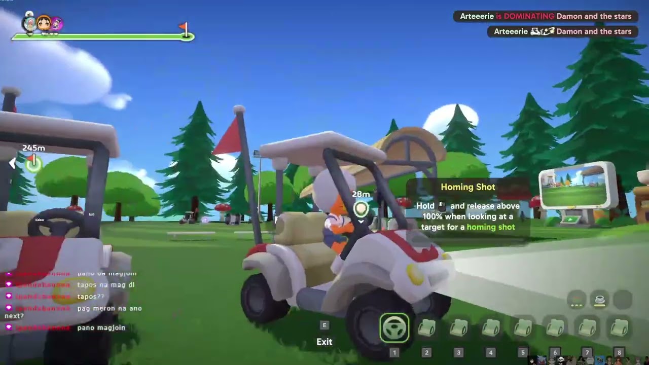 Golfing with NOMADS! Karaoke if we reach 500 bits !COMMISSION ME!