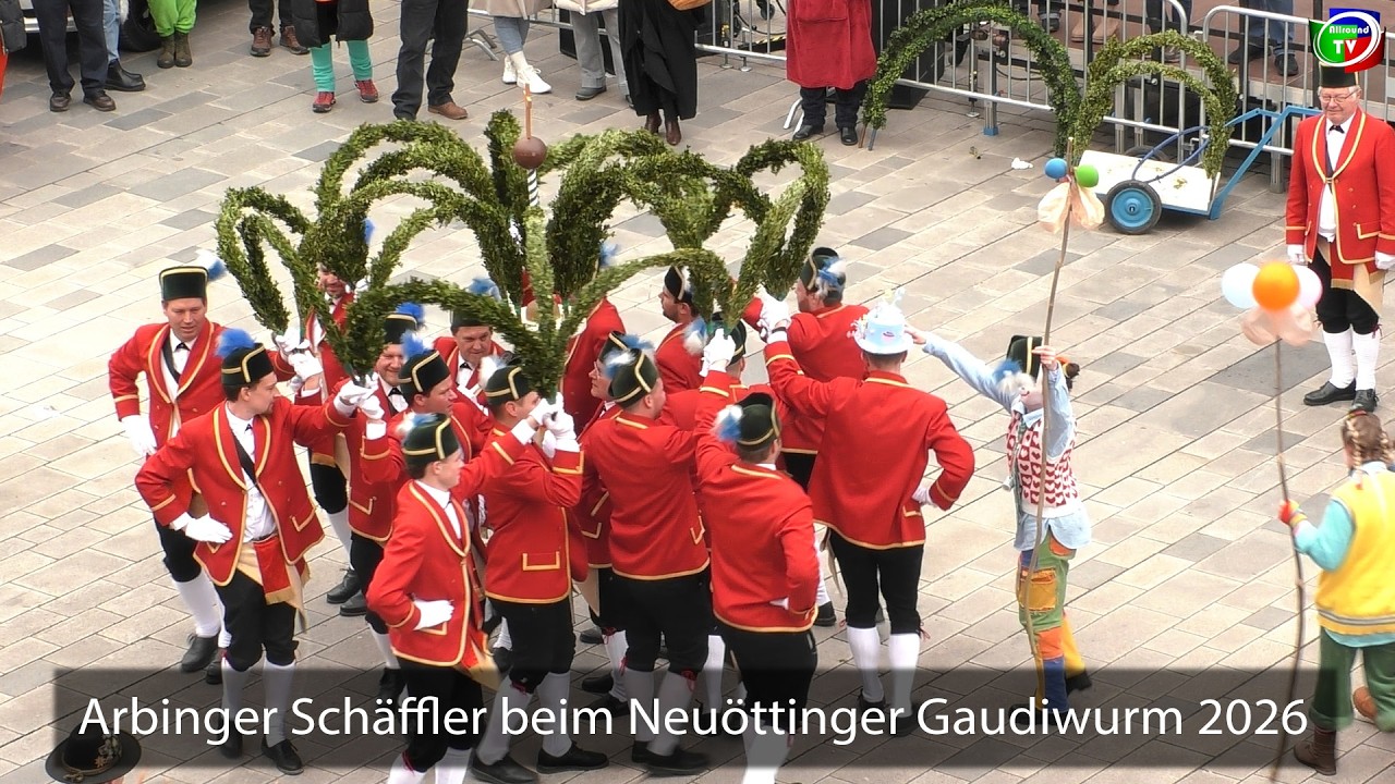 Arbinger Schäffler beim Neuöttinger Gaudiwurm 2026