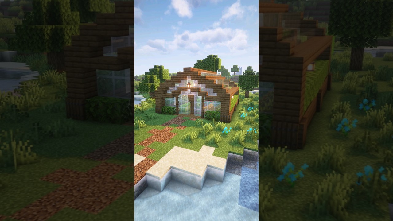 Estufa Simples🌿 Minecraft Tutorial #shorts #foryou #fypシ゚ #minecraft #tutorial #howtobuild #house