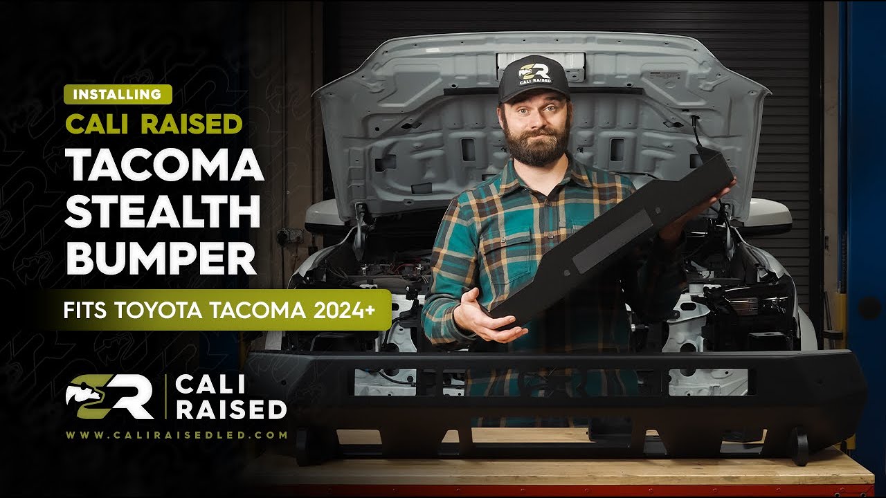 How to Install the 2024+ Toyota Tacoma Front Stealth Bumper / Cali Raised LED