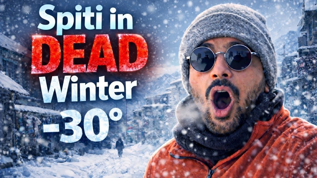 Extreme Cold Survival Challenge in Spiti Valley!