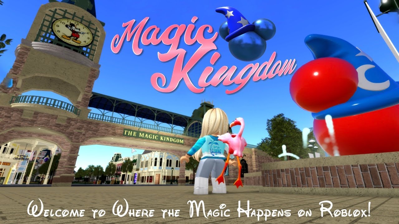Searching for Some Disney Magic! | Exploring Magic Kingdom Roblox