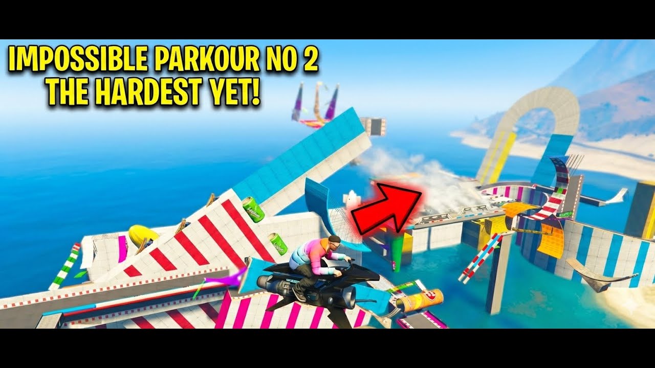 GTA 5 99% impossible parkour no 2 #gta5online #gta #gta5parkour #gta5 #gtaonline #gtav