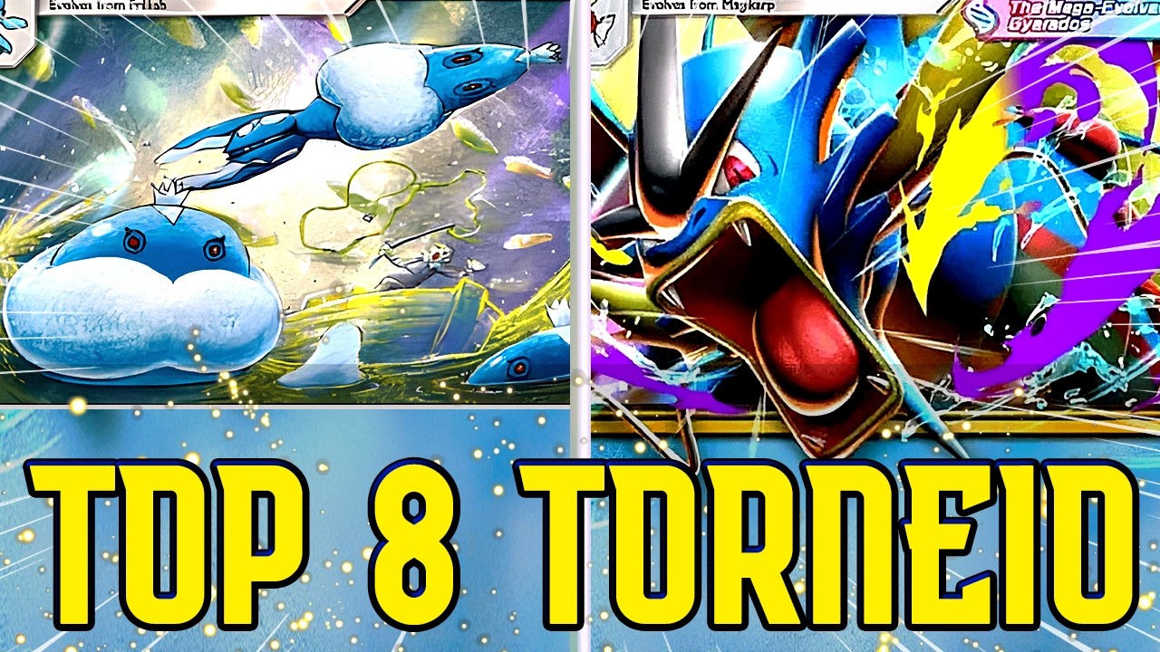 MUITO FORTE! 🐉 A Lista Top 8 de Gyarados e Jellicent (Pokémon TCG Pocket).