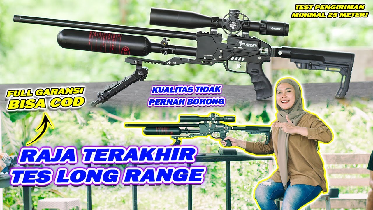 KASTA TERTINGGI SENAPAN CNC!! TES AKURASI LONG RANGE SENAPAN PCP BOCAP PREDATOR PAJERO GUN GEN 6🔥