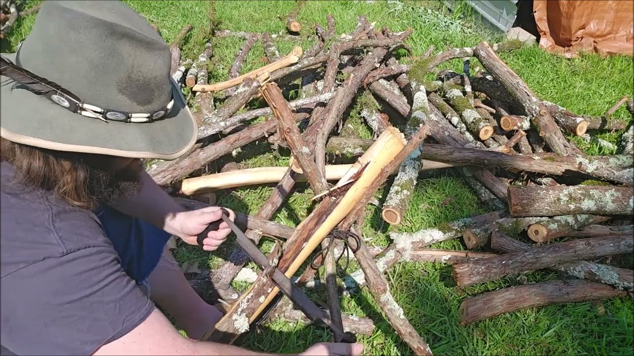 Bark Peeling : Ancient Tool vs Draw Knife Discussion
