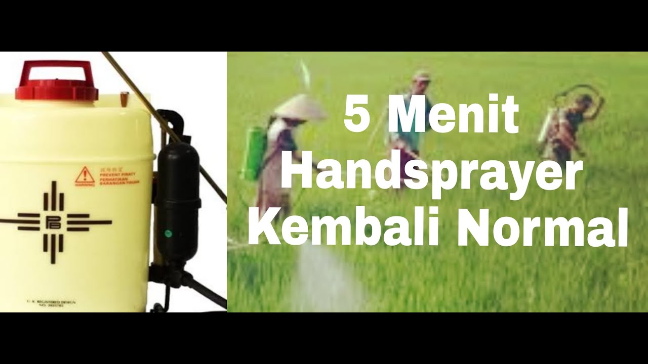 Cara Mudah Atasi Sprayer, Semprot ,Tanki Manual  keluaran Malaysia yang rusak airnya tidak lancar