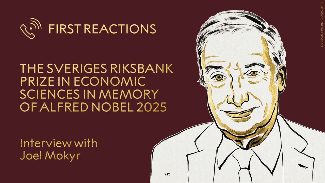 First reactions | Joel Mokyr, prize in economic sciences 2025 | Telephone interview