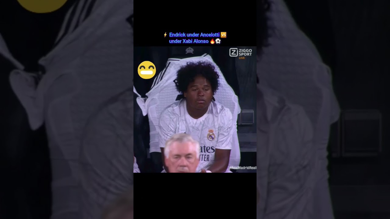 ⚡Endrick: Ancelotti 🆚 Xabi😄 #football #foryou #funny #explore #youtubeshorts #footballgalaxy